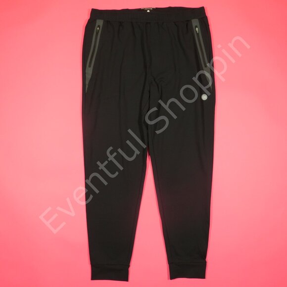 Outerknown Jogger Mens Large Black Warm Up Knit Pants - Picture 2 of 8